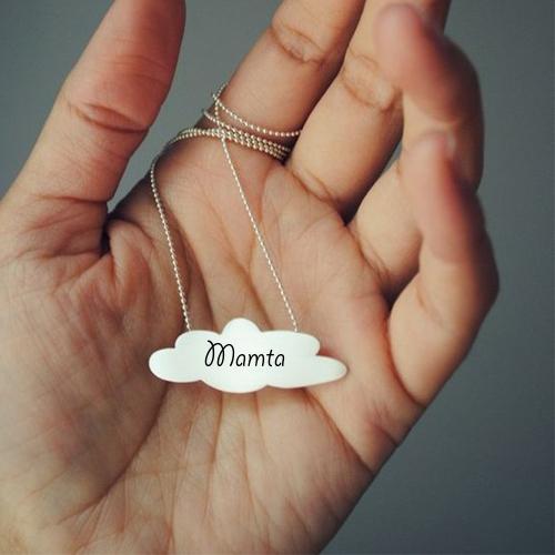 Write Name on Cloud Shape Necklace Profile Picture