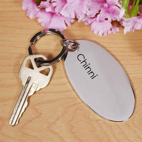 Write Your Name On Beautiful key Keychain