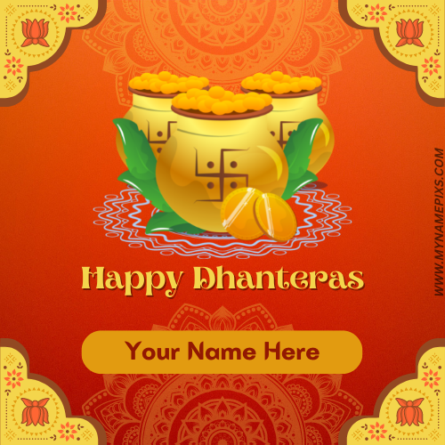 Dhanteras 2022 Wishes New Greeting With Name Edit