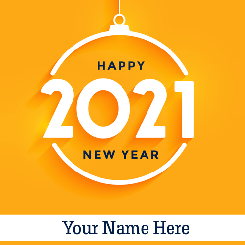 Welcome 2021 New Year Wishes Greeting With Name
