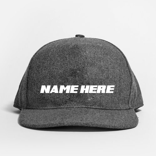 Premium Cotton Snapback Cap For Mens With Your Name