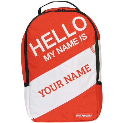 Stylish Red Backpack Profile Pics With Your Name