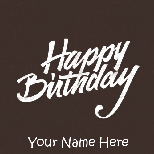 Birthday Wishes Mobile Greeting Card With Your Name