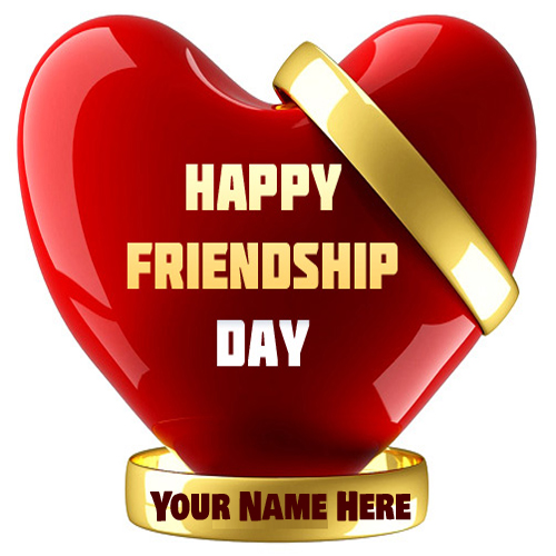 Write Your Name On Happy Friendship Day 2015 Greetings