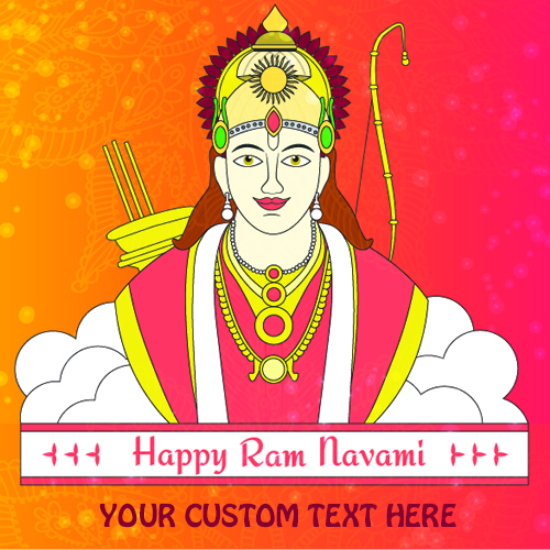 Lord Rama Navami Whatsapp Profile Pics With Your Name
