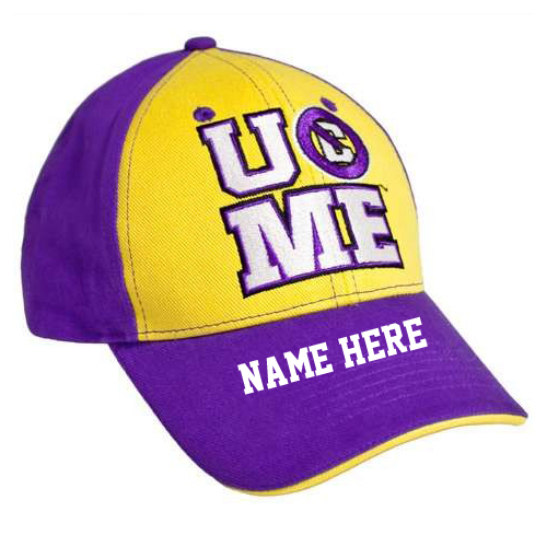 John Cena Persevere Baseball Purple Cap With Your Name