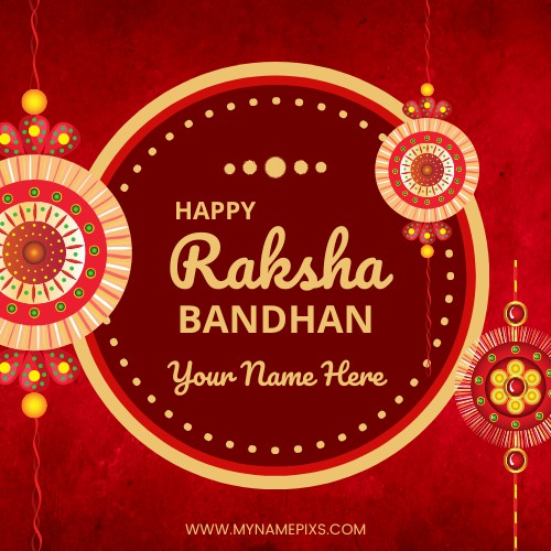 Happy Raksha Bandhan 2022 Wishes Status Pics With Name