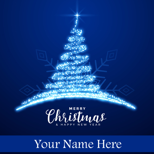 Beautiful Christmas Tree Whatsapp DP Pics With Name