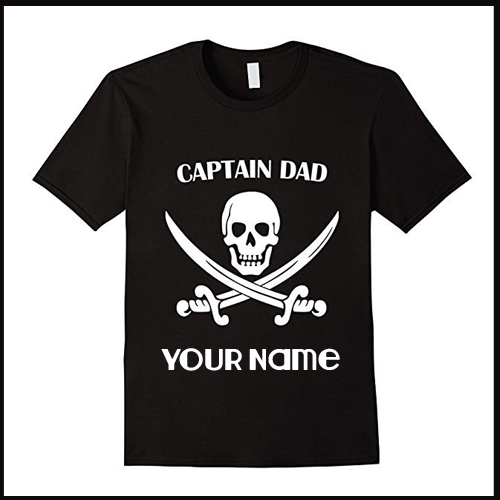 Funny Slogan Black Tshirt For Boys With Your Name