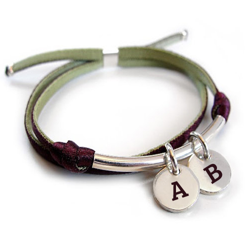 Print Couple Name Alphabet on Beautiful Bracelet