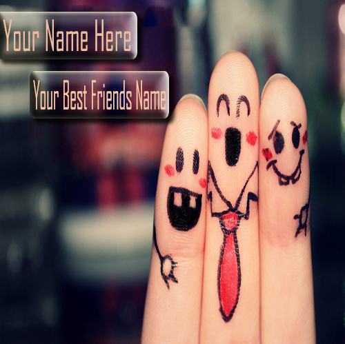 Write Your Name On Best Friends Fingers Pictures Online