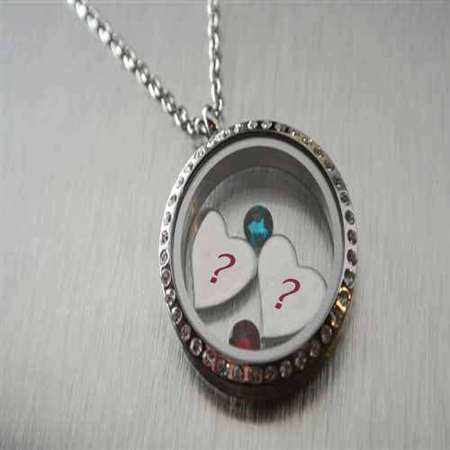 Write Your Name On Two Heart Locket Online Free