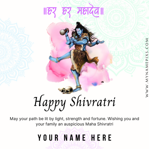 Happy Maha Shivratri 2023 Status Image With Name