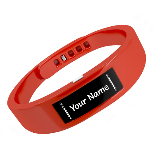 Dashing and Stylish Red Smart Watch With Your Name