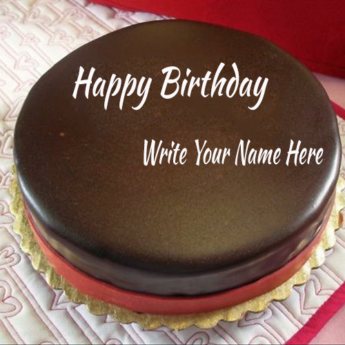 Chocolate Birthday Cake name pictures.
