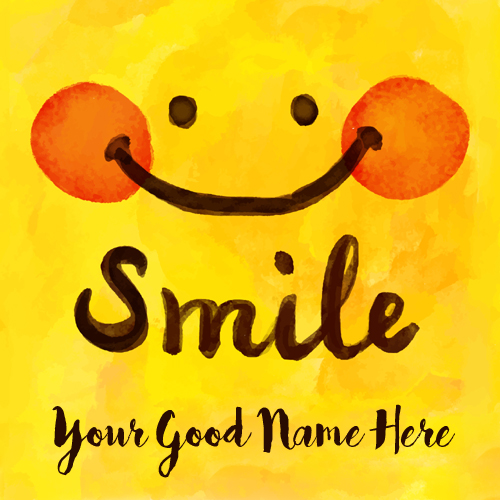 Lovely and Cute Smiley Face Whatsapp DP Pics With Name