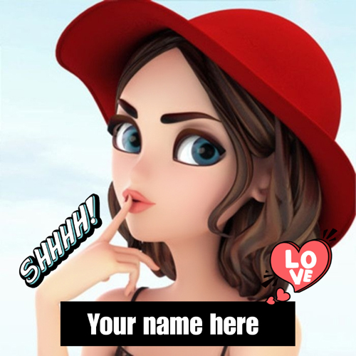 Gorgeous Girl Special Whatsapp Status Image With Name