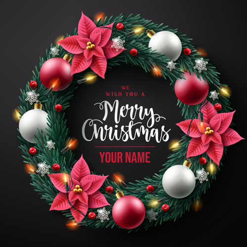 Have a Joyful Christmas and New Year Name Greeting