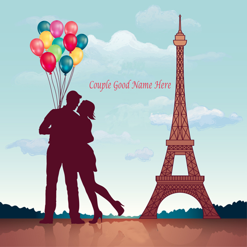 Write Your Name On Nice Couple Online free