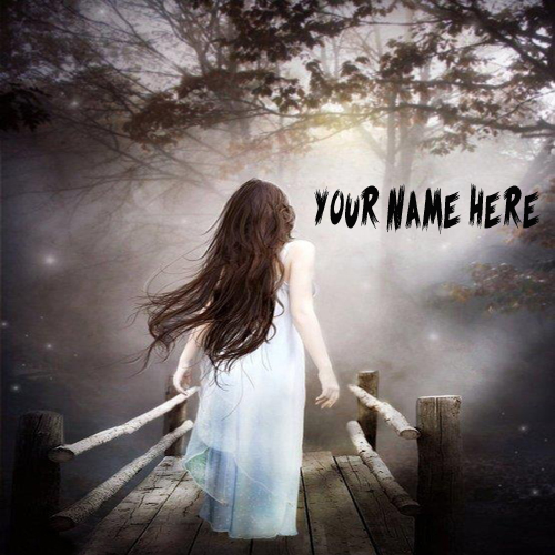 Write Your Name On Sad Girls pictures Online free