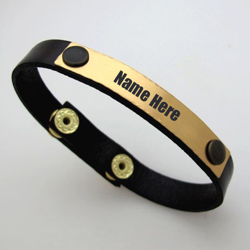 Write Name on Pure Leather Friendship Belt Profile Pics