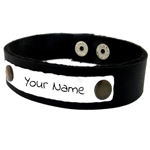 Personalized Mens Name Bracelet Profile Picture