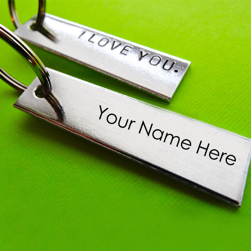 Write Your Name On Keychain Online Free 
