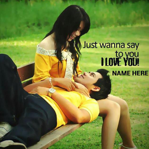 Write Name on Boy Propose a Girl Greetings Card