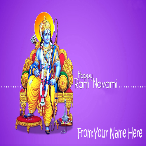 Write Your Name On Happy Ramnavami Latest Pictures Onli