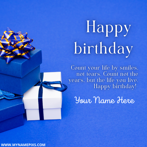 Create Name Wishes Greeting For Birthday With Quote
