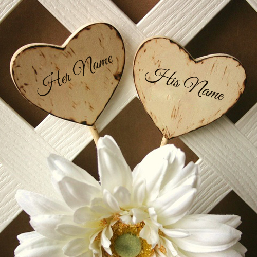 Always and Forever in Hearts Love Greeting With Name