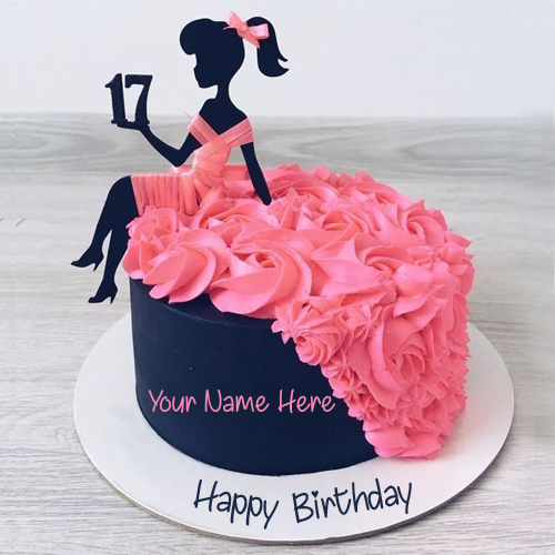 Write Girlfriend Name on Happy Birthday Wishes Cake