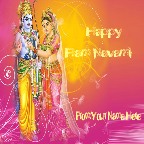 Write Your Name On  Birthday Pictures Of Lord Rama