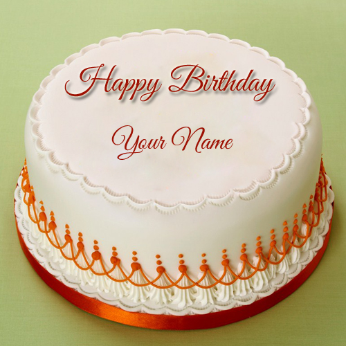Birthday Celebration Real Cake With Your Name