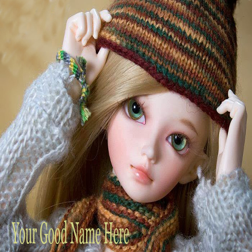 Write Your Name On Cute Alone Doll
