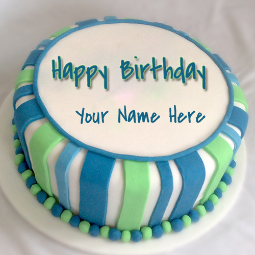 Happy Birthday Wishes Cake For Brother With Your Name
