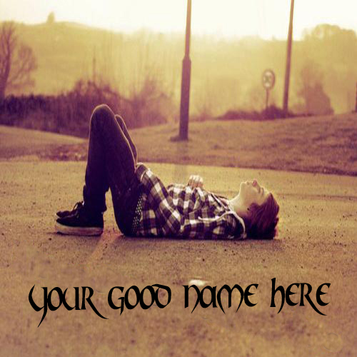 Write Your Name on Sad Crying Boys