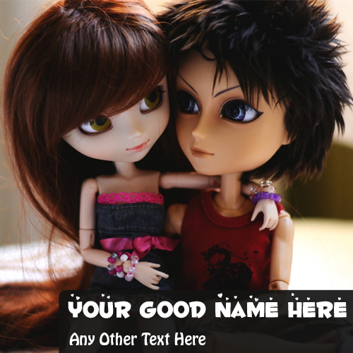 My Favourite Love Couple Greeting With Your Name