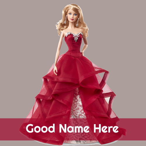 Write Name on Cute Wedding Doll Whatsapp Profile Pictur