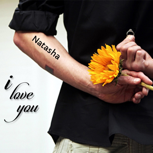 Write Name on Love You Girlfriend Picture With Propose 