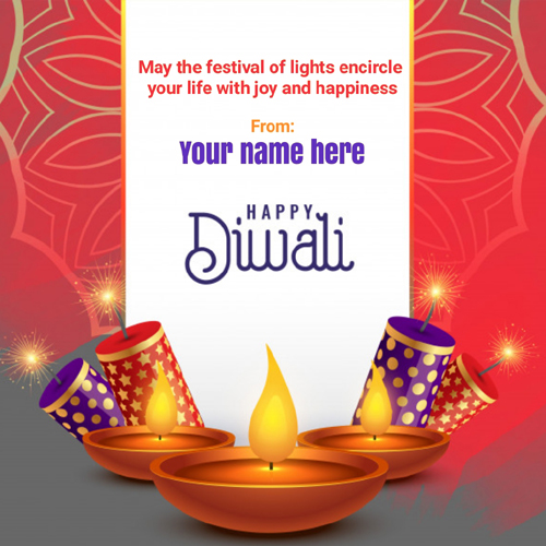 Happy Diwali 2020 New Quote Greeting With Name