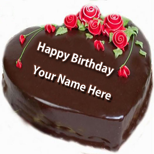 Write Name On Happy Birthday Cake And Send On Whatsapp