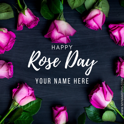 Happy Rose Day 2023 Valentine Status Image With Name