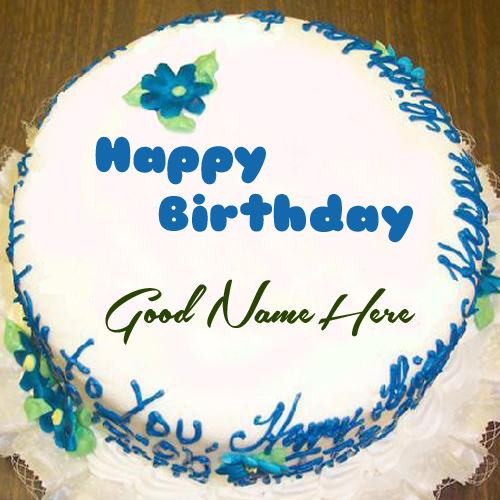 Write Your Name On Pretty Birthday Cake Online