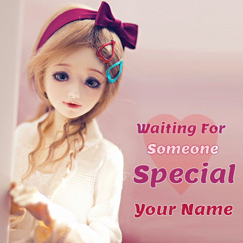 Cute Doll Waiting For Someone Special Greeting With Nam