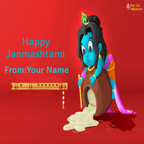 Janmashtami Festival Celebration Wishes Name Pictures